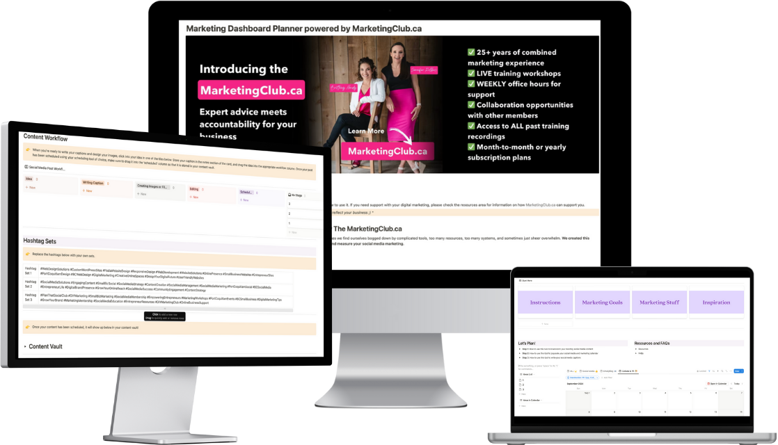 Marketing Dashboard Planner